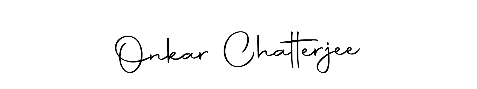 Design your own signature with our free online signature maker. With this signature software, you can create a handwritten (Autography-DOLnW) signature for name Onkar Chatterjee. Onkar Chatterjee signature style 10 images and pictures png