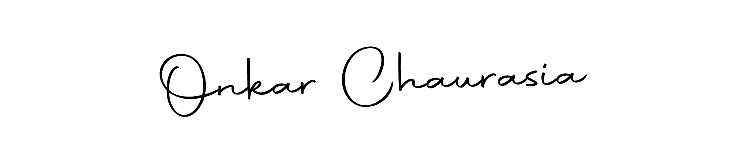 Design your own signature with our free online signature maker. With this signature software, you can create a handwritten (Autography-DOLnW) signature for name Onkar Chaurasia. Onkar Chaurasia signature style 10 images and pictures png