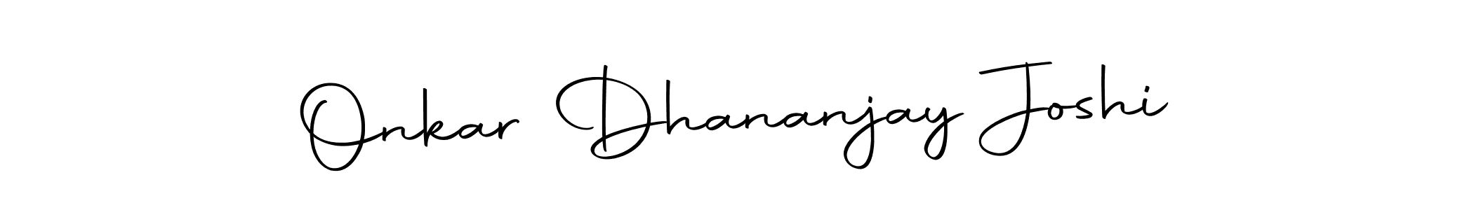 You can use this online signature creator to create a handwritten signature for the name Onkar Dhananjay Joshi. This is the best online autograph maker. Onkar Dhananjay Joshi signature style 10 images and pictures png