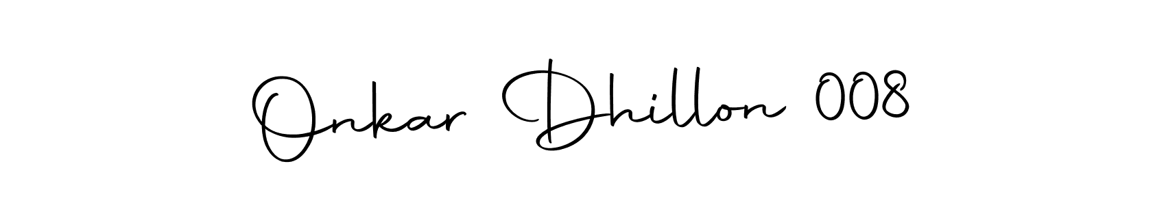 Create a beautiful signature design for name Onkar Dhillon 008. With this signature (Autography-DOLnW) fonts, you can make a handwritten signature for free. Onkar Dhillon 008 signature style 10 images and pictures png