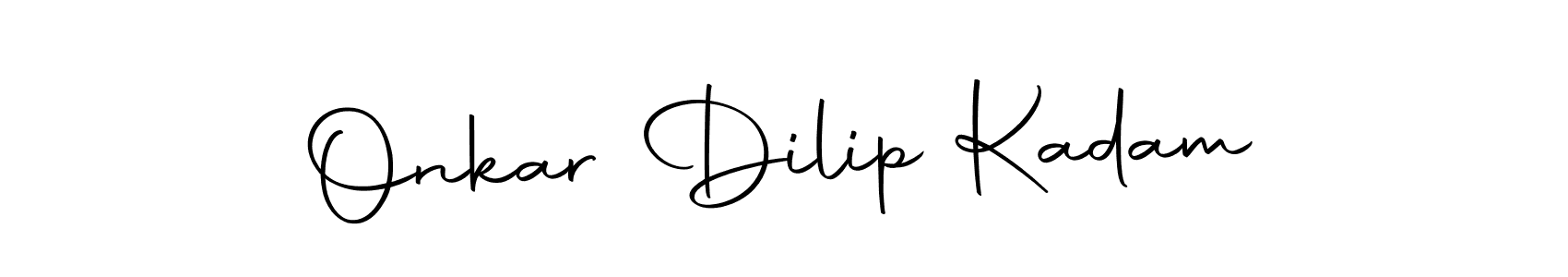 How to make Onkar Dilip Kadam signature? Autography-DOLnW is a professional autograph style. Create handwritten signature for Onkar Dilip Kadam name. Onkar Dilip Kadam signature style 10 images and pictures png