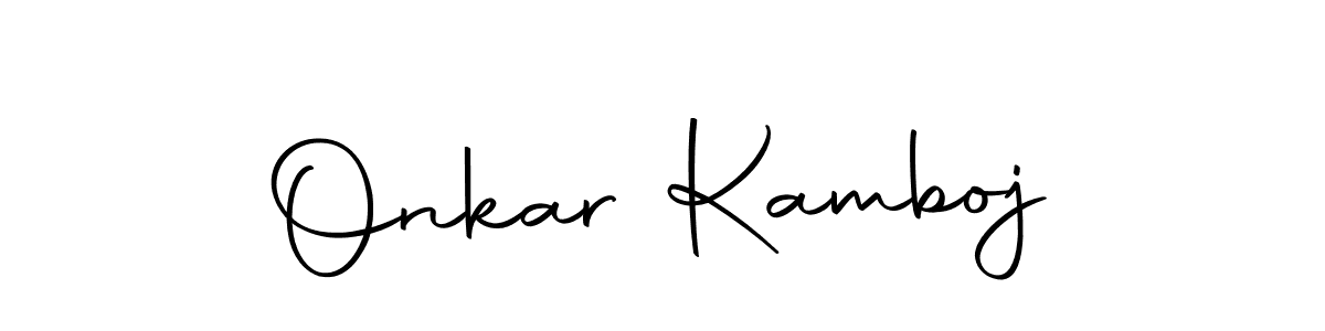 How to make Onkar Kamboj signature? Autography-DOLnW is a professional autograph style. Create handwritten signature for Onkar Kamboj name. Onkar Kamboj signature style 10 images and pictures png