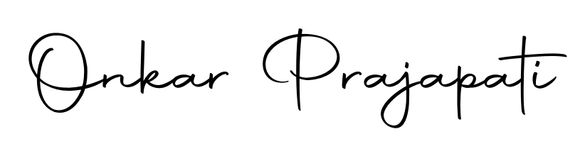 Autography-DOLnW is a professional signature style that is perfect for those who want to add a touch of class to their signature. Get Onkar Prajapati name fancy signature for free. Onkar Prajapati signature style 10 images and pictures png