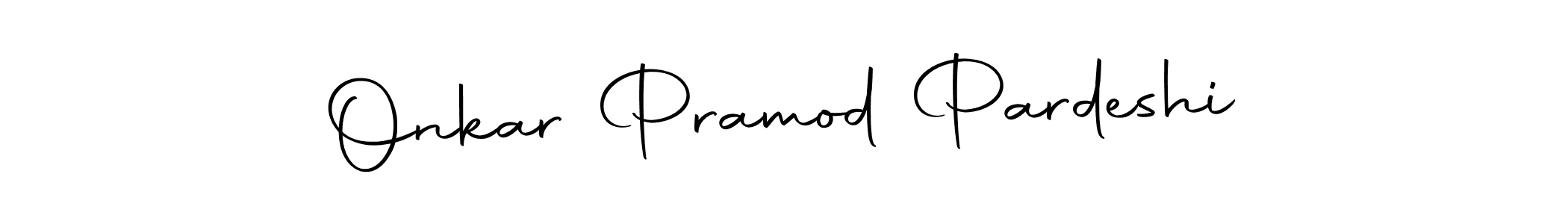 The best way (Autography-DOLnW) to make a short signature is to pick only two or three words in your name. The name Onkar Pramod Pardeshi include a total of six letters. For converting this name. Onkar Pramod Pardeshi signature style 10 images and pictures png