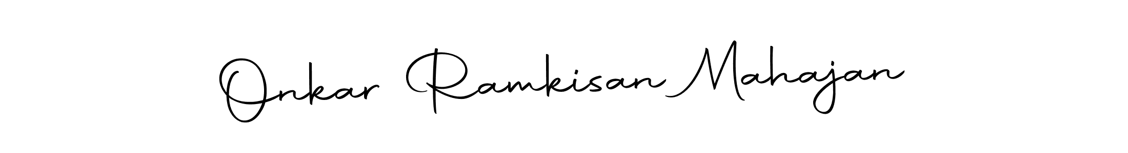 Design your own signature with our free online signature maker. With this signature software, you can create a handwritten (Autography-DOLnW) signature for name Onkar Ramkisan Mahajan. Onkar Ramkisan Mahajan signature style 10 images and pictures png