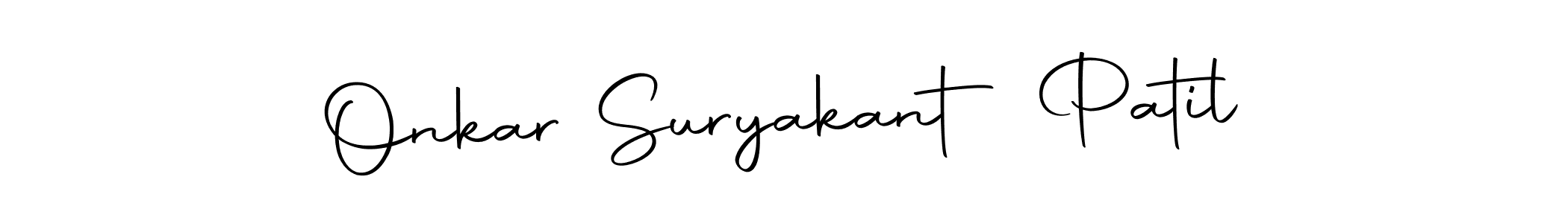 Use a signature maker to create a handwritten signature online. With this signature software, you can design (Autography-DOLnW) your own signature for name Onkar Suryakant Patil. Onkar Suryakant Patil signature style 10 images and pictures png