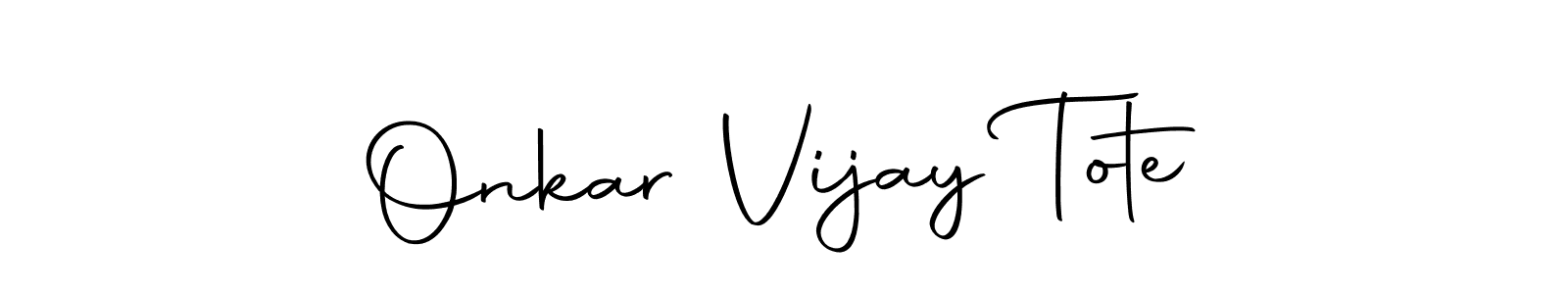 You should practise on your own different ways (Autography-DOLnW) to write your name (Onkar Vijay Tote) in signature. don't let someone else do it for you. Onkar Vijay Tote signature style 10 images and pictures png