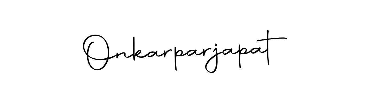 The best way (Autography-DOLnW) to make a short signature is to pick only two or three words in your name. The name Onkarparjapat include a total of six letters. For converting this name. Onkarparjapat signature style 10 images and pictures png