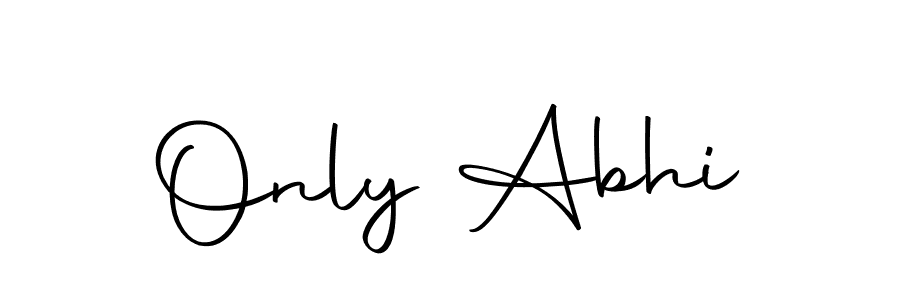 How to make Only Abhi signature? Autography-DOLnW is a professional autograph style. Create handwritten signature for Only Abhi name. Only Abhi signature style 10 images and pictures png