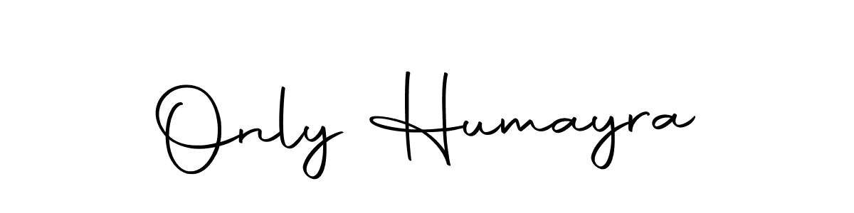 Use a signature maker to create a handwritten signature online. With this signature software, you can design (Autography-DOLnW) your own signature for name Only Humayra. Only Humayra signature style 10 images and pictures png