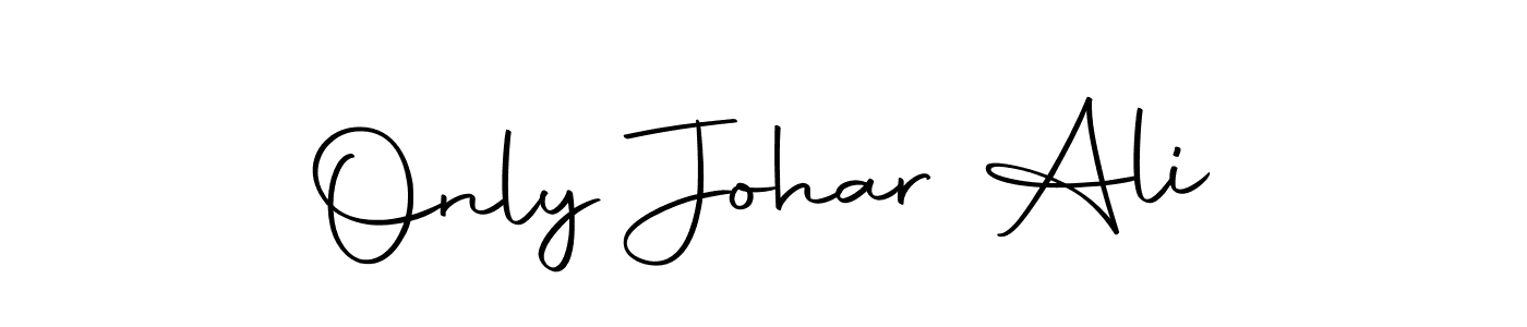 Here are the top 10 professional signature styles for the name Only Johar Ali. These are the best autograph styles you can use for your name. Only Johar Ali signature style 10 images and pictures png