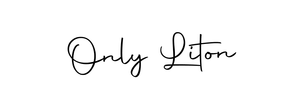 Check out images of Autograph of Only Liton name. Actor Only Liton Signature Style. Autography-DOLnW is a professional sign style online. Only Liton signature style 10 images and pictures png