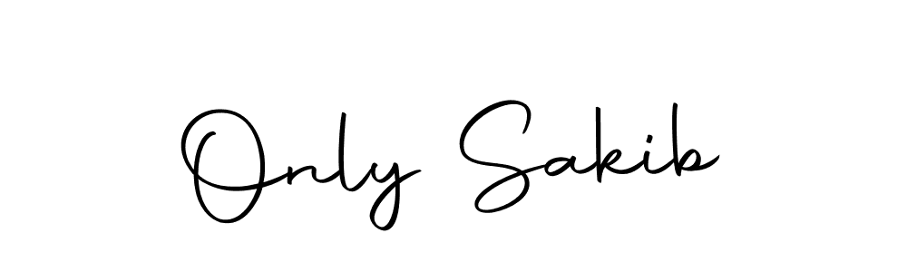 Use a signature maker to create a handwritten signature online. With this signature software, you can design (Autography-DOLnW) your own signature for name Only Sakib. Only Sakib signature style 10 images and pictures png