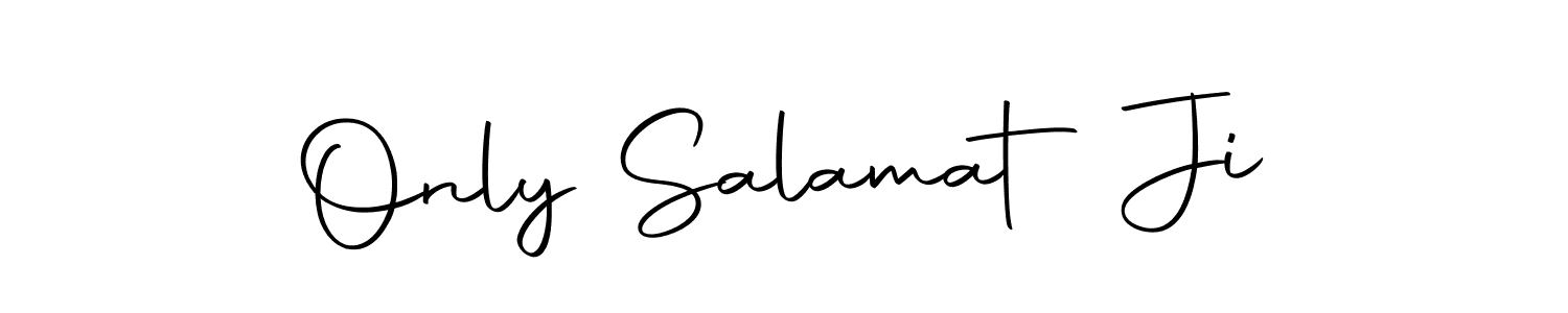 Similarly Autography-DOLnW is the best handwritten signature design. Signature creator online .You can use it as an online autograph creator for name Only Salamat Ji. Only Salamat Ji signature style 10 images and pictures png