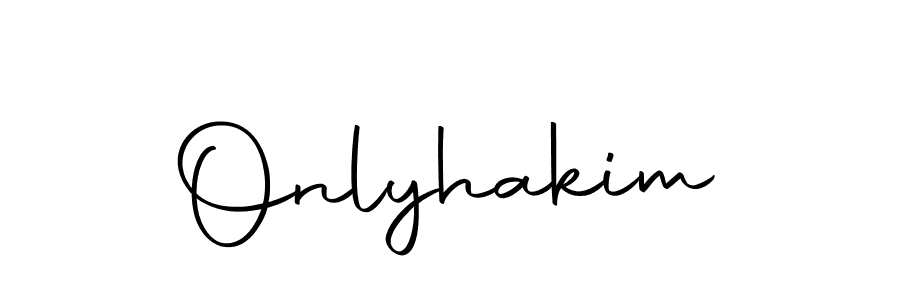 Make a beautiful signature design for name Onlyhakim. With this signature (Autography-DOLnW) style, you can create a handwritten signature for free. Onlyhakim signature style 10 images and pictures png