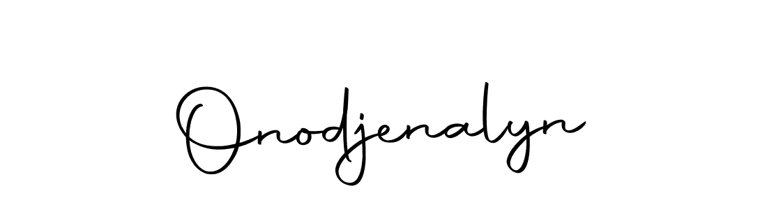 Design your own signature with our free online signature maker. With this signature software, you can create a handwritten (Autography-DOLnW) signature for name Onodjenalyn. Onodjenalyn signature style 10 images and pictures png