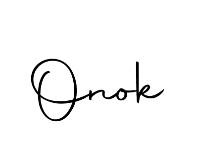 You should practise on your own different ways (Autography-DOLnW) to write your name (Onok) in signature. don't let someone else do it for you. Onok signature style 10 images and pictures png