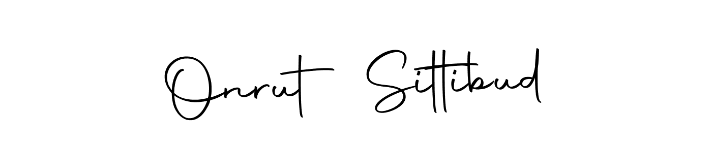 if you are searching for the best signature style for your name Onrut Sittibud. so please give up your signature search. here we have designed multiple signature styles  using Autography-DOLnW. Onrut Sittibud signature style 10 images and pictures png