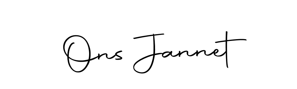It looks lik you need a new signature style for name Ons Jannet. Design unique handwritten (Autography-DOLnW) signature with our free signature maker in just a few clicks. Ons Jannet signature style 10 images and pictures png