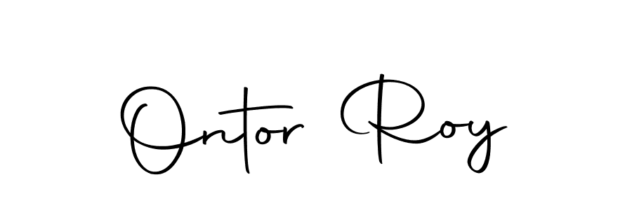 How to make Ontor Roy signature? Autography-DOLnW is a professional autograph style. Create handwritten signature for Ontor Roy name. Ontor Roy signature style 10 images and pictures png