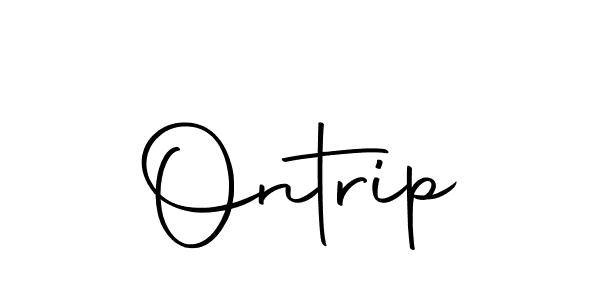 Ontrip stylish signature style. Best Handwritten Sign (Autography-DOLnW) for my name. Handwritten Signature Collection Ideas for my name Ontrip. Ontrip signature style 10 images and pictures png