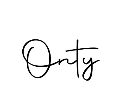 How to make Onty signature? Autography-DOLnW is a professional autograph style. Create handwritten signature for Onty name. Onty signature style 10 images and pictures png