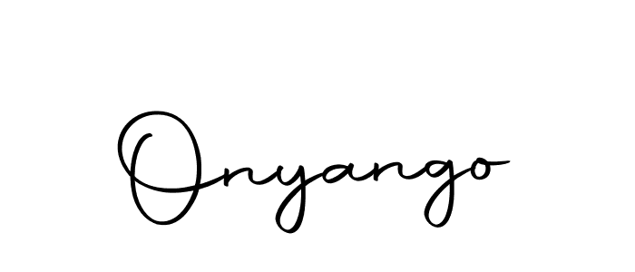 Create a beautiful signature design for name Onyango. With this signature (Autography-DOLnW) fonts, you can make a handwritten signature for free. Onyango signature style 10 images and pictures png
