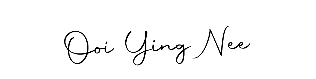 How to make Ooi Ying Nee name signature. Use Autography-DOLnW style for creating short signs online. This is the latest handwritten sign. Ooi Ying Nee signature style 10 images and pictures png