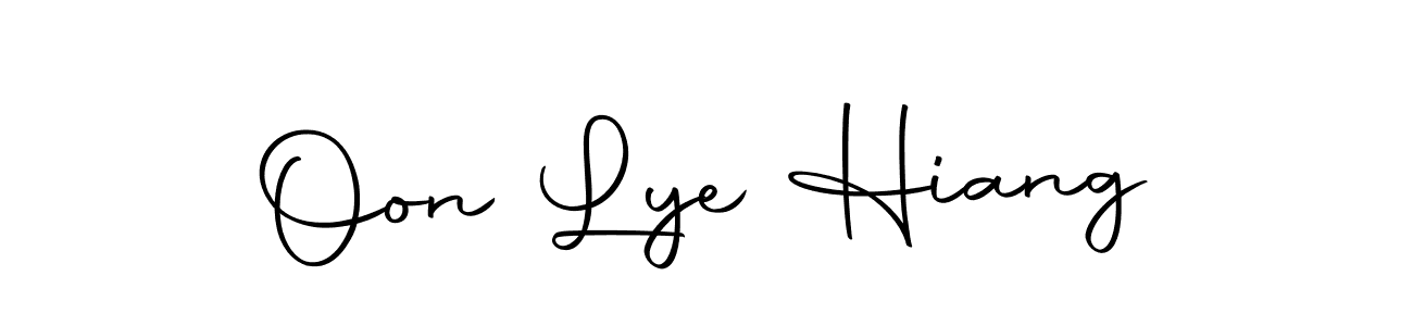Autography-DOLnW is a professional signature style that is perfect for those who want to add a touch of class to their signature. It is also a great choice for those who want to make their signature more unique. Get Oon Lye Hiang name to fancy signature for free. Oon Lye Hiang signature style 10 images and pictures png