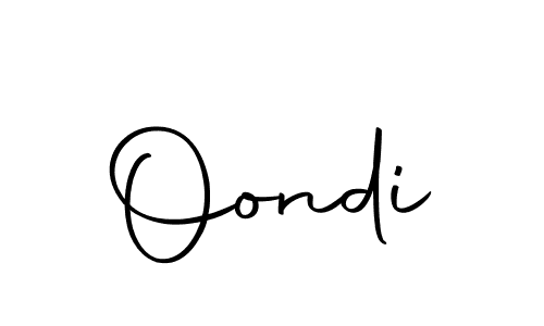 Design your own signature with our free online signature maker. With this signature software, you can create a handwritten (Autography-DOLnW) signature for name Oondi. Oondi signature style 10 images and pictures png