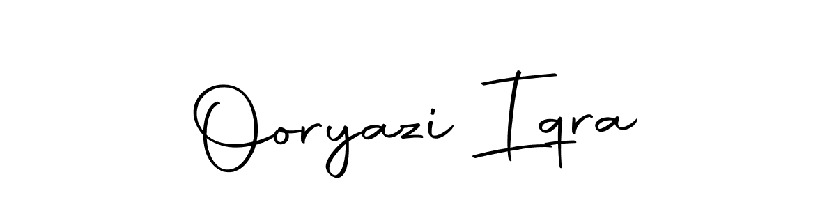 It looks lik you need a new signature style for name Ooryazi Iqra. Design unique handwritten (Autography-DOLnW) signature with our free signature maker in just a few clicks. Ooryazi Iqra signature style 10 images and pictures png