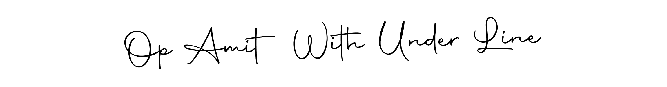 How to Draw Op Amit With Under Line signature style? Autography-DOLnW is a latest design signature styles for name Op Amit With Under Line. Op Amit With Under Line signature style 10 images and pictures png
