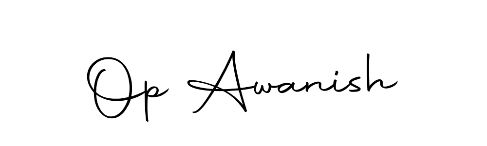 Op Awanish stylish signature style. Best Handwritten Sign (Autography-DOLnW) for my name. Handwritten Signature Collection Ideas for my name Op Awanish. Op Awanish signature style 10 images and pictures png