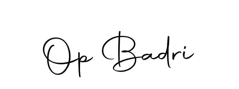 Make a beautiful signature design for name Op Badri. Use this online signature maker to create a handwritten signature for free. Op Badri signature style 10 images and pictures png