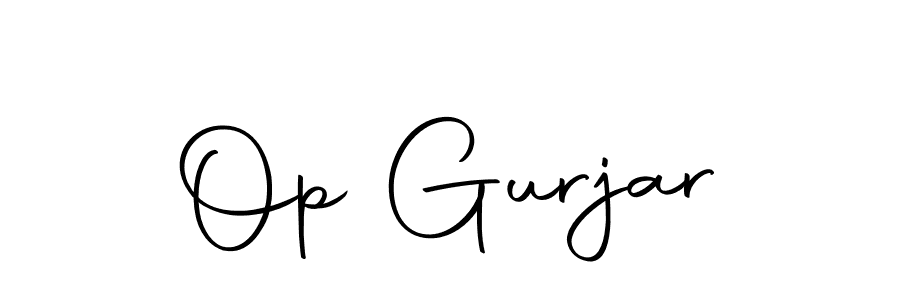 How to make Op Gurjar signature? Autography-DOLnW is a professional autograph style. Create handwritten signature for Op Gurjar name. Op Gurjar signature style 10 images and pictures png