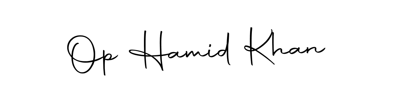 Also You can easily find your signature by using the search form. We will create Op Hamid Khan name handwritten signature images for you free of cost using Autography-DOLnW sign style. Op Hamid Khan signature style 10 images and pictures png