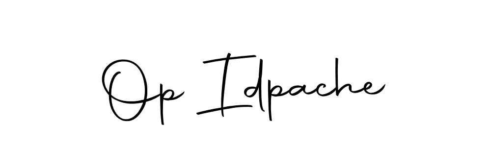 Create a beautiful signature design for name Op Idpache. With this signature (Autography-DOLnW) fonts, you can make a handwritten signature for free. Op Idpache signature style 10 images and pictures png