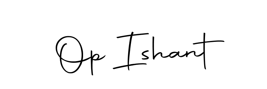 How to make Op Ishant name signature. Use Autography-DOLnW style for creating short signs online. This is the latest handwritten sign. Op Ishant signature style 10 images and pictures png