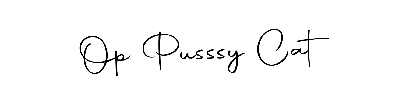 Use a signature maker to create a handwritten signature online. With this signature software, you can design (Autography-DOLnW) your own signature for name Op Pusssy Cat. Op Pusssy Cat signature style 10 images and pictures png