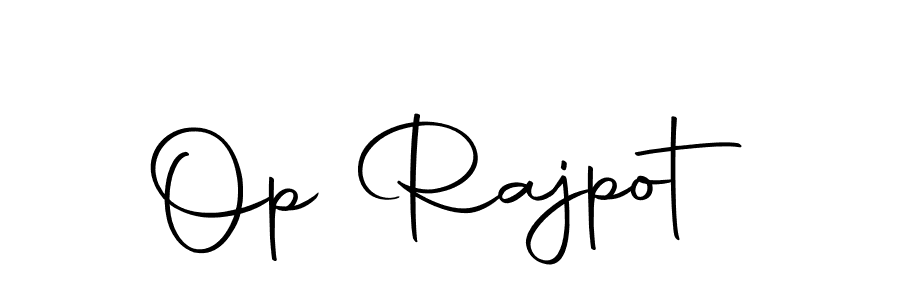 Create a beautiful signature design for name Op Rajpot. With this signature (Autography-DOLnW) fonts, you can make a handwritten signature for free. Op Rajpot signature style 10 images and pictures png