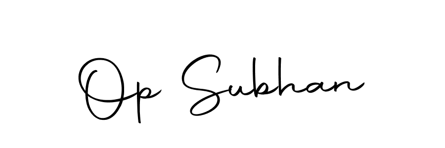 Op Subhan stylish signature style. Best Handwritten Sign (Autography-DOLnW) for my name. Handwritten Signature Collection Ideas for my name Op Subhan. Op Subhan signature style 10 images and pictures png