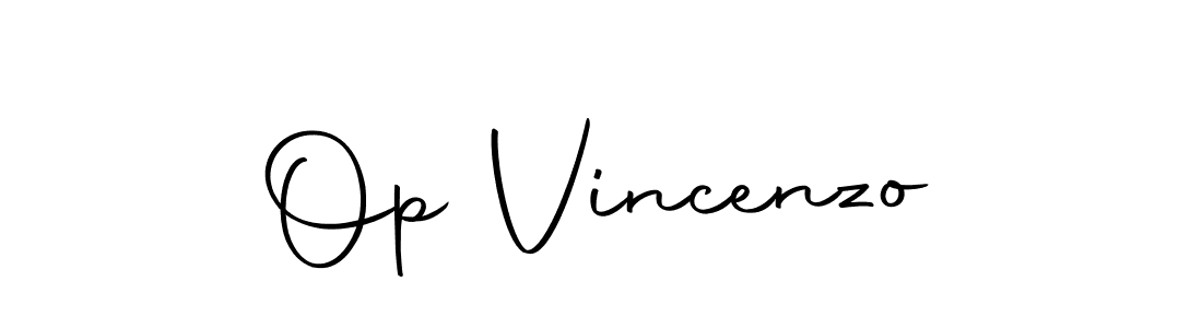 Design your own signature with our free online signature maker. With this signature software, you can create a handwritten (Autography-DOLnW) signature for name Op Vincenzo. Op Vincenzo signature style 10 images and pictures png