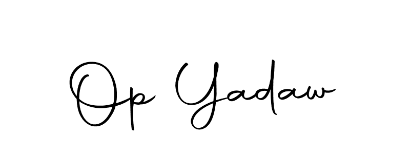 Op Yadaw stylish signature style. Best Handwritten Sign (Autography-DOLnW) for my name. Handwritten Signature Collection Ideas for my name Op Yadaw. Op Yadaw signature style 10 images and pictures png