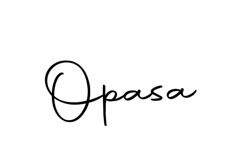 Design your own signature with our free online signature maker. With this signature software, you can create a handwritten (Autography-DOLnW) signature for name Opasa. Opasa signature style 10 images and pictures png