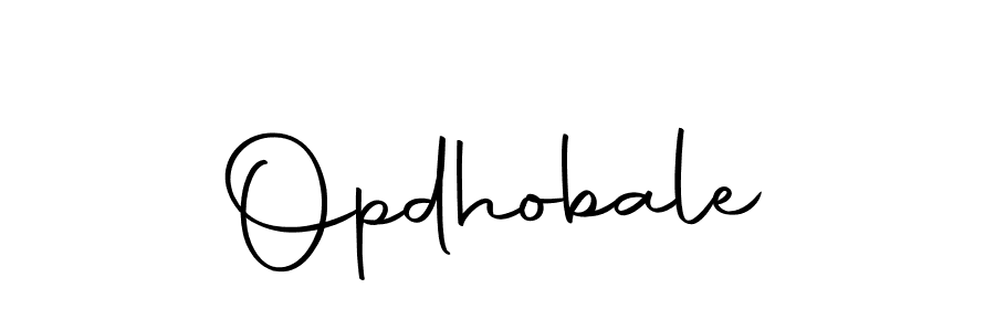 You should practise on your own different ways (Autography-DOLnW) to write your name (Opdhobale) in signature. don't let someone else do it for you. Opdhobale signature style 10 images and pictures png