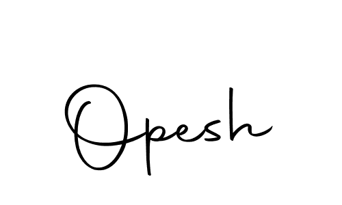 Use a signature maker to create a handwritten signature online. With this signature software, you can design (Autography-DOLnW) your own signature for name Opesh. Opesh signature style 10 images and pictures png