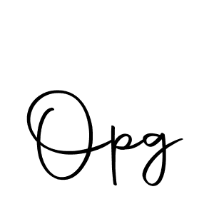 Use a signature maker to create a handwritten signature online. With this signature software, you can design (Autography-DOLnW) your own signature for name Opg. Opg signature style 10 images and pictures png