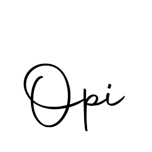 Create a beautiful signature design for name Opi. With this signature (Autography-DOLnW) fonts, you can make a handwritten signature for free. Opi signature style 10 images and pictures png