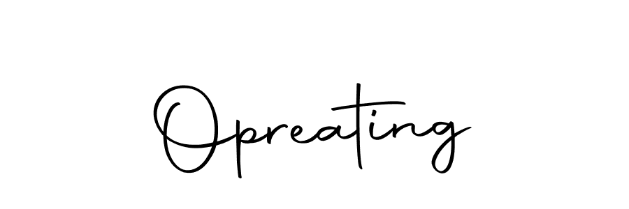 Make a beautiful signature design for name Opreating. Use this online signature maker to create a handwritten signature for free. Opreating signature style 10 images and pictures png