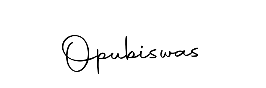Similarly Autography-DOLnW is the best handwritten signature design. Signature creator online .You can use it as an online autograph creator for name Opubiswas. Opubiswas signature style 10 images and pictures png